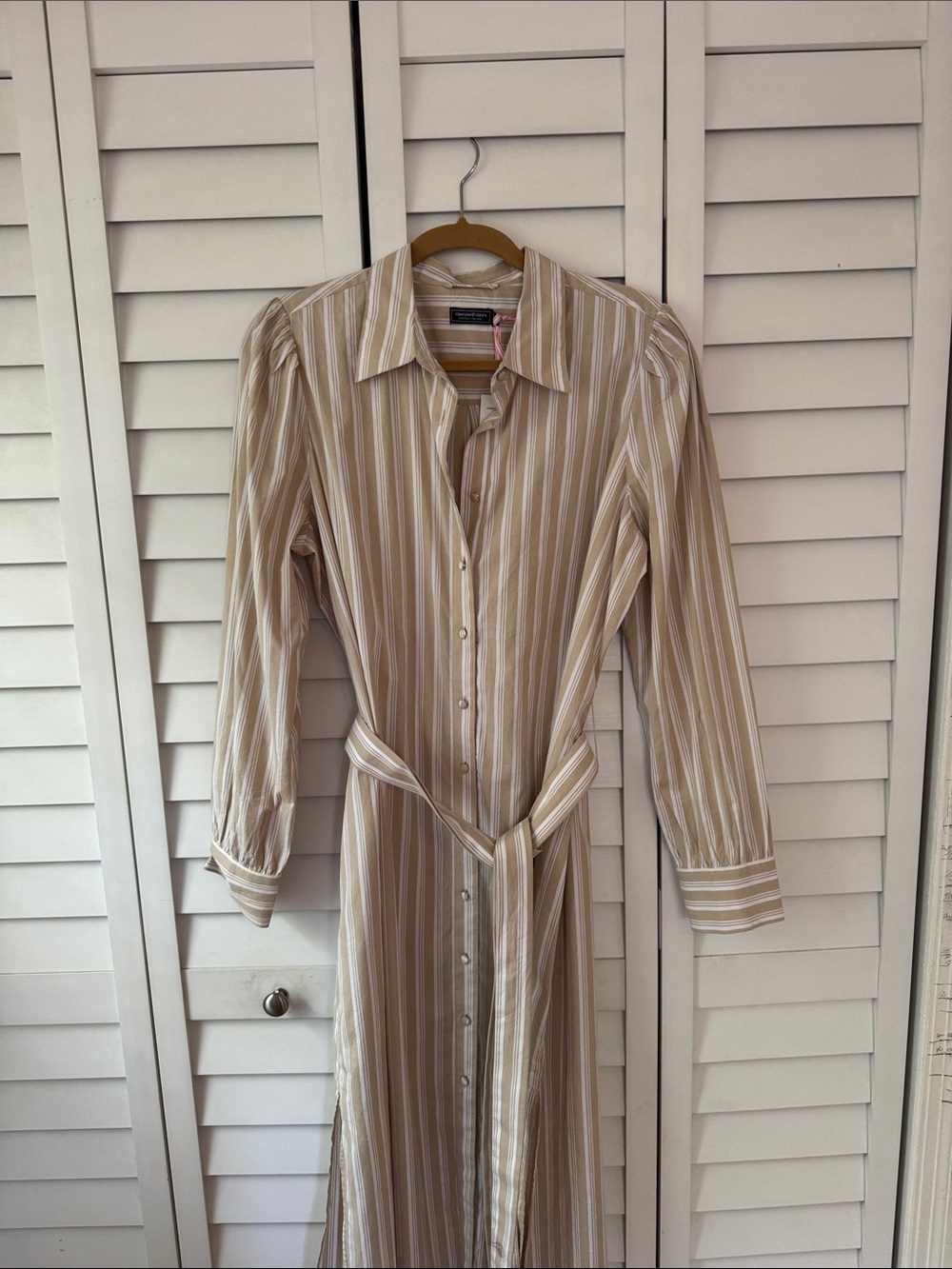 Vineyard Vines  🐳 twill midi shirt dress